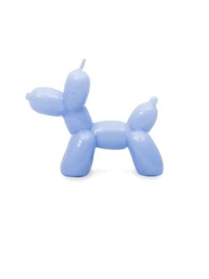 Helio Ferretti Ballonhund Kerze Blau