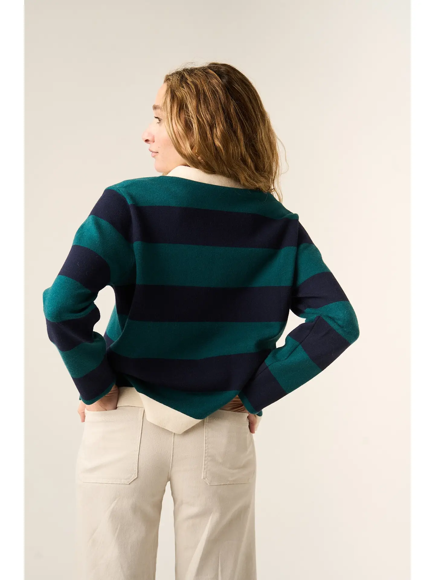 Mindtraveler Strickpullover Poloshirt Blair Marine